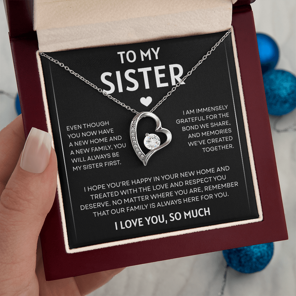 To My Sister | So Much Love | Forever Love Necklace