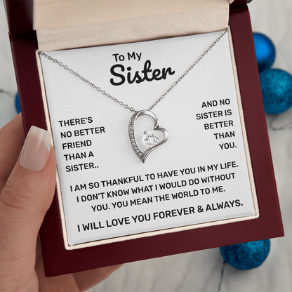 To My Sister | So Thankful | Forever Love Necklace