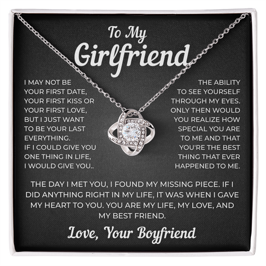 To My Girlfriend | You Are Special | Love Knot Necklace
