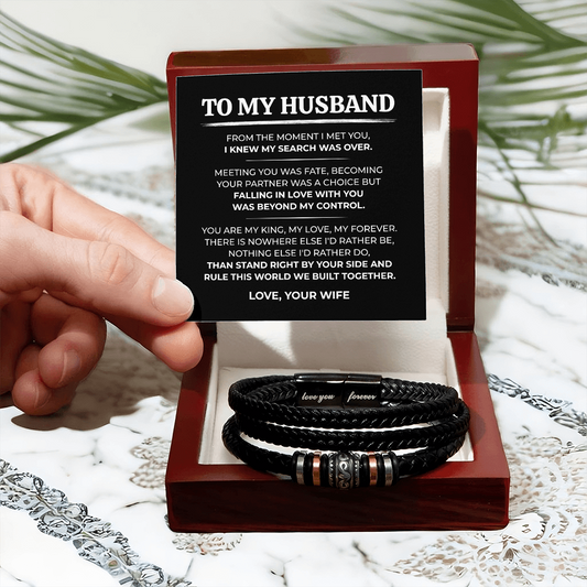 To My Husband | My Love My Forever | Love You Forever Bracelet