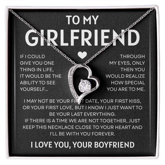 To My Girlfriend | Always In My Heart | Forever Love Necklace