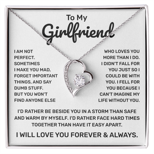 To My Girlfriend | Always Choose You | Forever Love Necklace