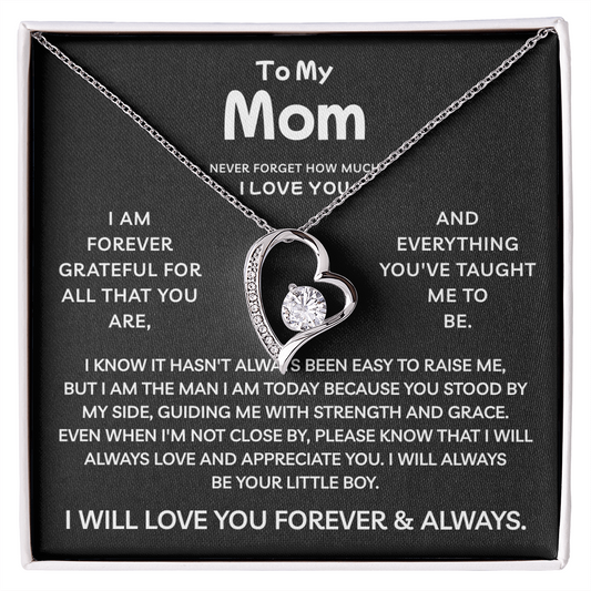 To My Mom | Strength And Grace | Forever Love Necklace