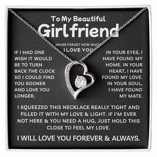 To My Girlfriend | With All My Love | Forever Love Necklace