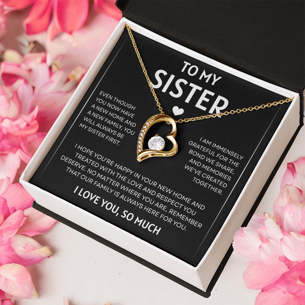 To My Sister | So Much Love | Forever Love Necklace